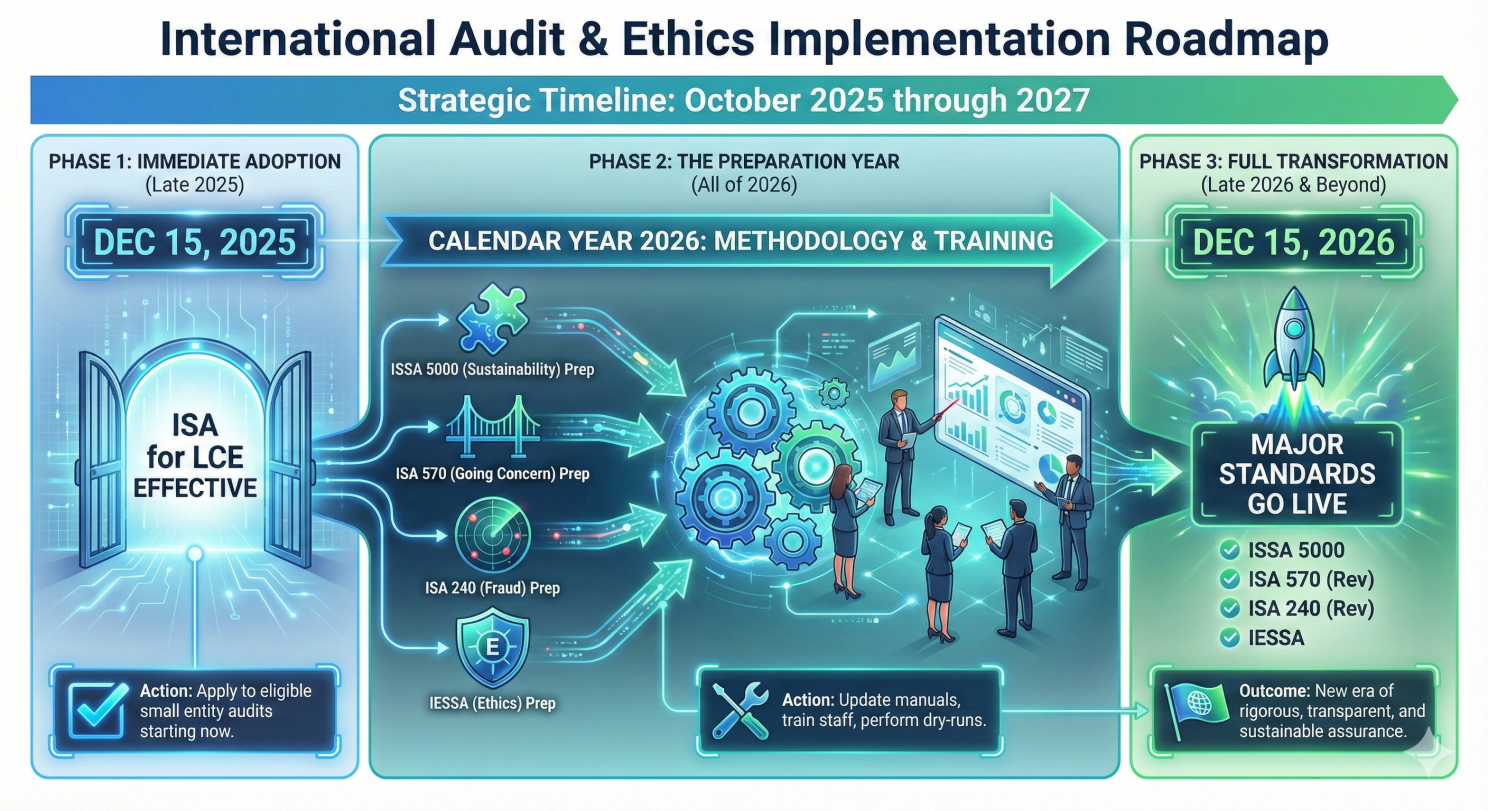 2025-2027 Auditing Standards Roadmap Timeline