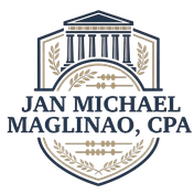 Jan Michael Maglinao, CPA Logo Emblem
